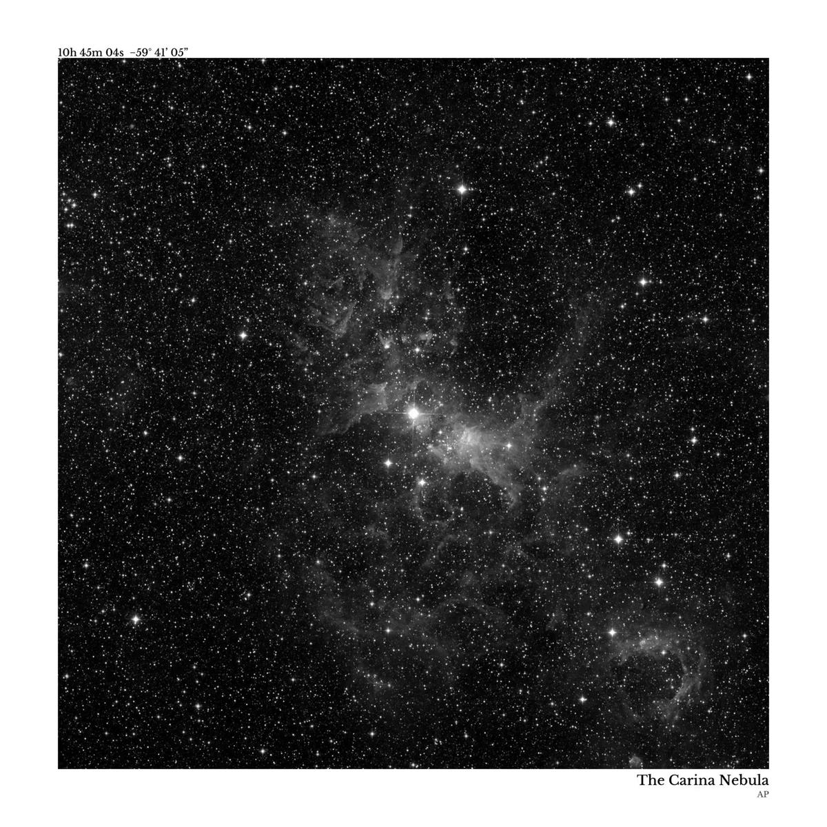 The Carina Nebula — One of the largest star-forming regions in the Milky Way